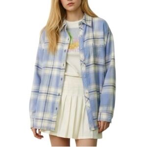 Urban Outfitters Flannel Shirt One Way Or Another BDG
